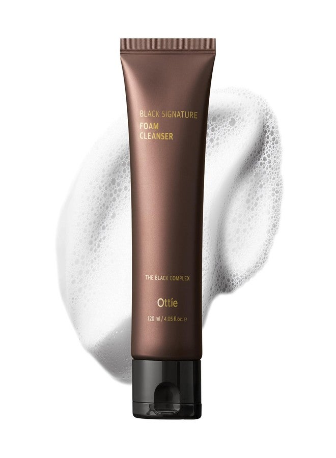 Ottie Black Signature Foam Cleanser 4.05 fl oz | facial cleanser, facewash, hydrating face wash, makeup remover, pore cleaner, foaming face wash, cleanser, travel face wash, face cleanser for women - Image 1
